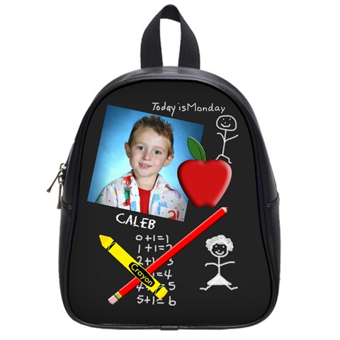 Chalkboard Small School Bag By Chere s Creations Front