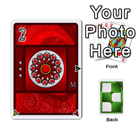 Piecepack Standard & Playing Cards By Melody Front - Spade4