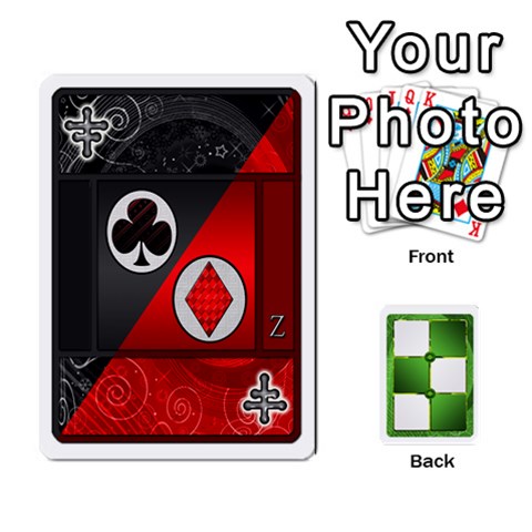 Queen Piecepack Standard & Playing Cards By Melody Front - ClubQ