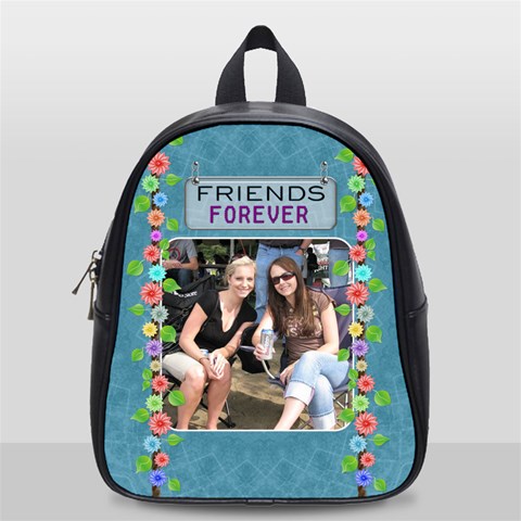 Friends Forever Small School Bag By Lil Front