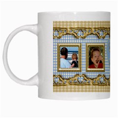 Blue Love you Dad Mug - White Mug