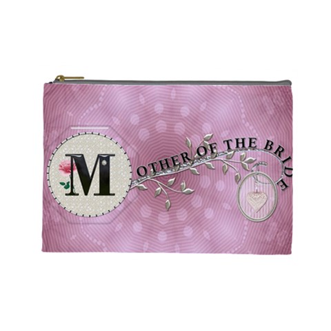 Mother Of The Bride Large Cosmetic Bag By Lil Front