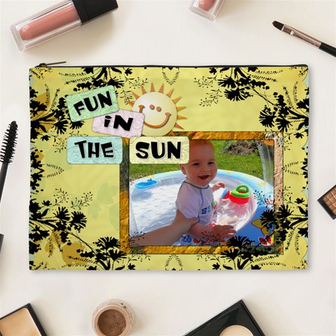 Fun In The Sun Xl Cosmetic Bag By Lil Front