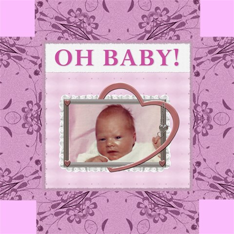 Oh Baby Girl 12  Photo Storage Stool By Lil Top
