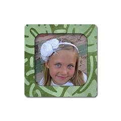 Green Summer Magnet - Magnet (Square)