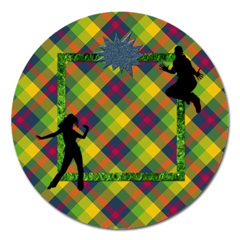 Clash Round Magnet 1 By Lisa Minor Front