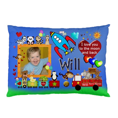 Will By Helen 26.62 x18.9  Pillow Case