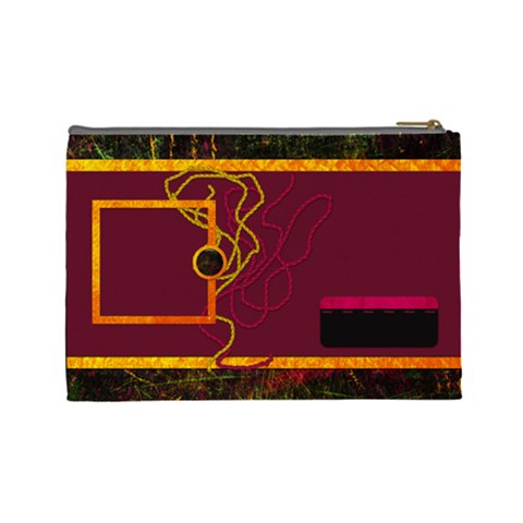 Clash Large Cosmetic Bag 1 By Lisa Minor Back