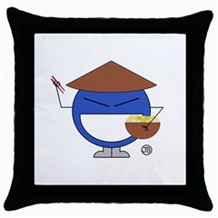 Chinaman pillow - Throw Pillow Case (Black)