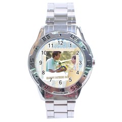 fathers day - Stainless Steel Analogue Watch