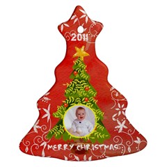 Merry Christmas 2011 Tree Ornament Double Sided - Christmas Tree Ornament (Two Sides)