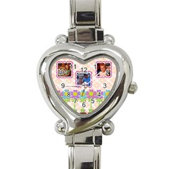 k watch - Heart Italian Charm Watch