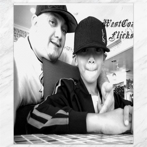 Westcoast Flicks By Joey 8.15 x9.66  Canvas - 1
