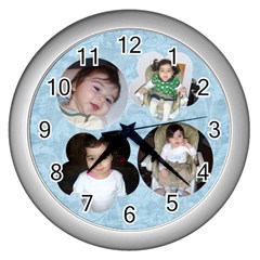 Clock - Wall Clock (Silver)