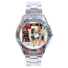dad - Stainless Steel Analogue Watch