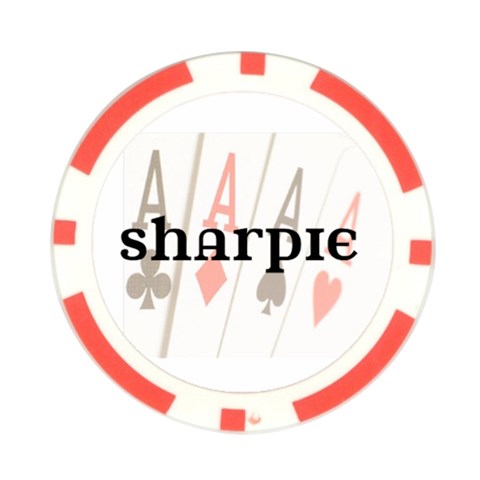 Sharpie Poker Night Black By Jenny Front