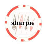 SHARPIE poker night black - Poker Chip Card Guard
