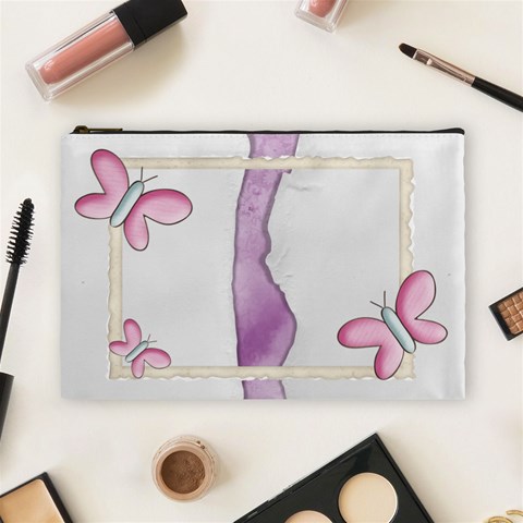 Butterflies Cosmetic Bag (l) By Elena Petrova Front