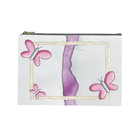 Butterflies Cosmetic Bag (l) By Elena Petrova Front