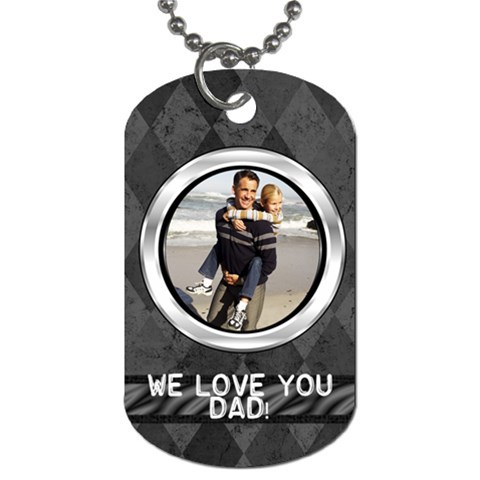 Gray Harlequin Dog Tag Photo Template By Angela Back