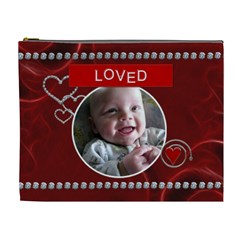 Loved XL Cosmetic Bag - Cosmetic Bag (XL) Loved XL Cosmetic Bag - Cosmetic Bag (XL)