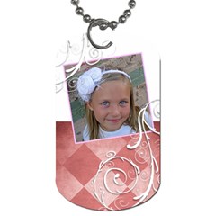 Girl tag - Dog Tag (One Side)