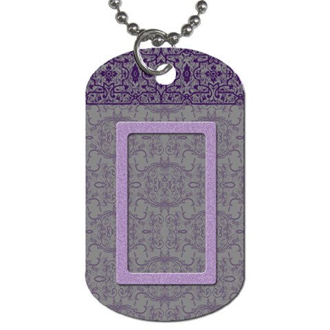 Cameo Locket 2 Sided Dog Tag By Klh Back