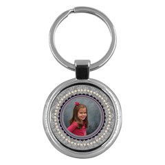 Royal Silhouette Key Ring - Key Chain (Round)