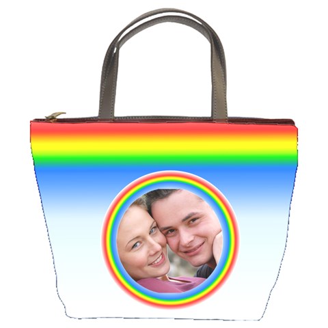 Rainbow Bucket Bag By Deborah Front