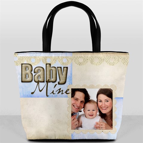 Baby Mine Harlequin Bucket Bag By Catvinnat Front