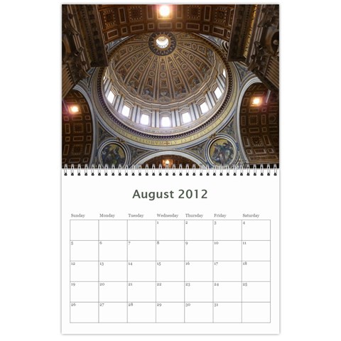 Italy Calendar For Dad By Kathryn Oberto Aug 2012