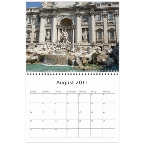 Italy Calendar For Dad By Kathryn Oberto Aug 2011