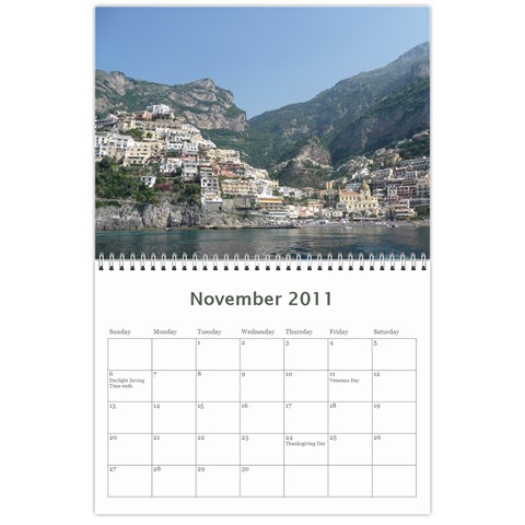 Italy Calendar For Dad By Kathryn Oberto Nov 2011