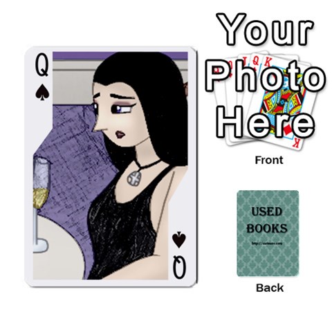 Queen Ub Cards By Vickie Boutwell Front - SpadeQ