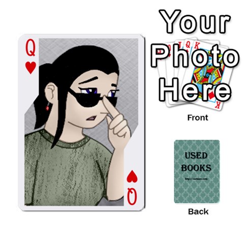 Queen Ub Cards By Vickie Boutwell Front - HeartQ