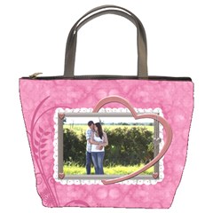 Pretty Pink Love Bucket Bag