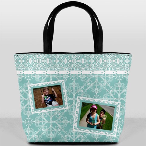 Tiffany Blue Bucket Bag By Klh Back