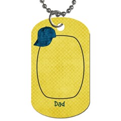 Dad tag02 - Dog Tag (One Side)