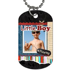 little boy - Dog Tag (One Side)