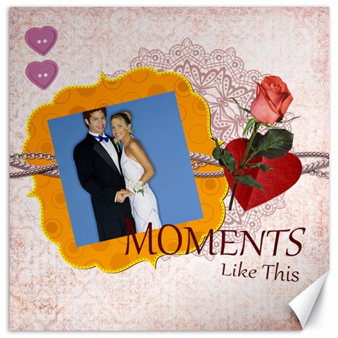 Wedding By Joely 11.4 x11.56  Canvas - 1