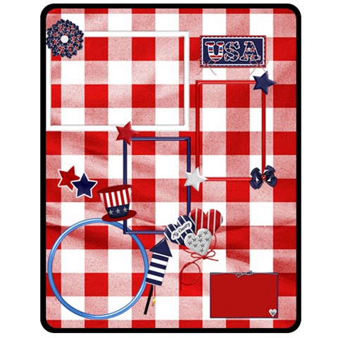 My Country Blanket 1 By Lisa Minor 60 x50  Blanket Front