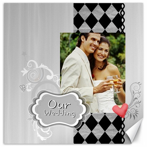Wedding By Joely 11.4 x11.56  Canvas - 1