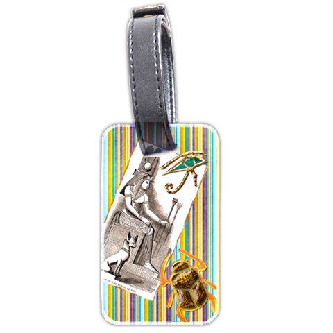 Nile Treasures Luggage Tag By Allison Front