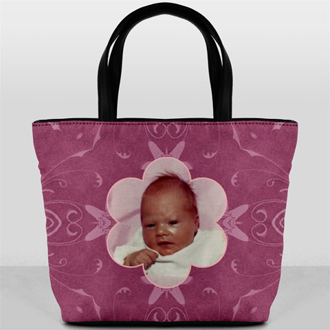 Pretty Pink Bucket Bag By Lil Front