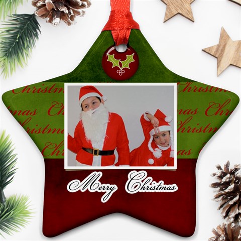 Ornament Star2 By Jennyl Front