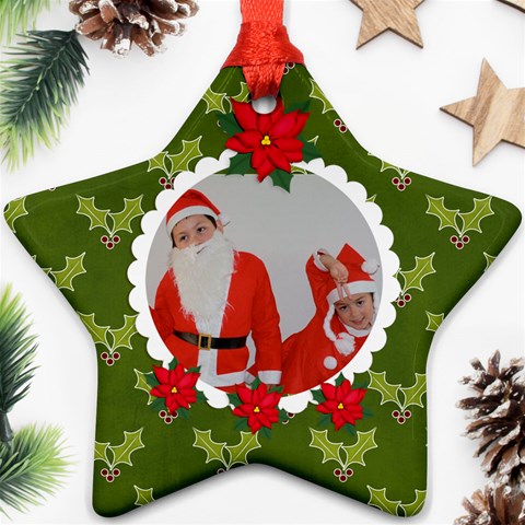 Ornament Star4 By Jennyl Front