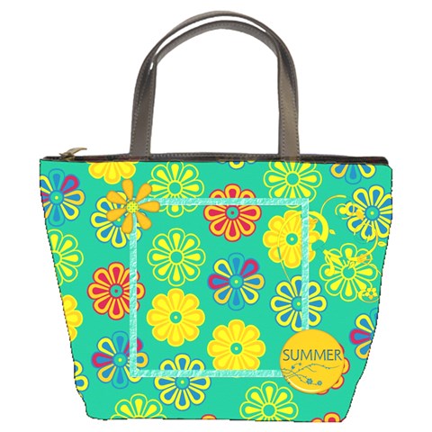 Summers Burst Bucket Bag 1 By Lisa Minor Front