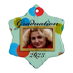 Graduation ornament (gift tag) - Ornament (Snowflake)