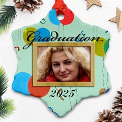 Graduation ornament (gift tag) - Ornament (Snowflake)