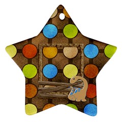 Dinosaur Star Ornament - Ornament (Star)